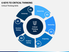 6 Keys to Critical Thinking PPT Slide 1