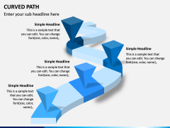 Curved Path PPT Slide 2