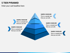 5 Tier Pyramid PPT Slide 1
