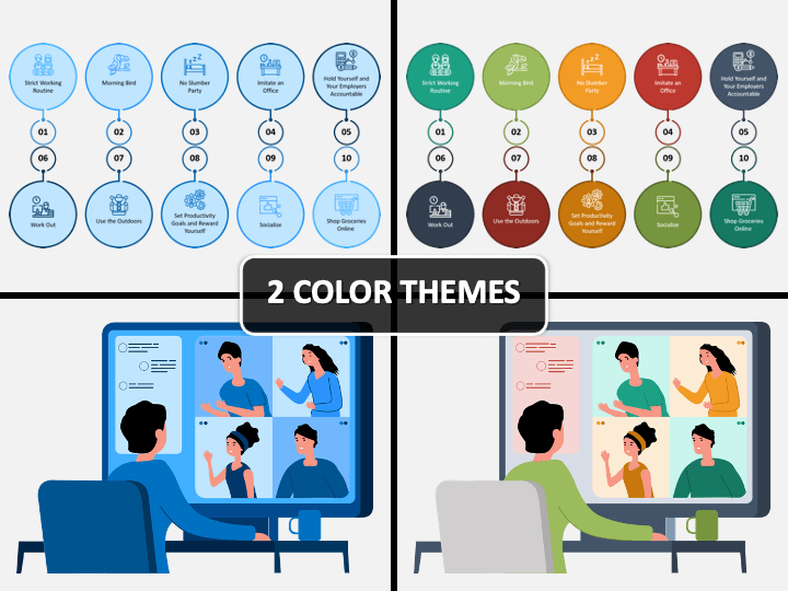 Work From Home PPT Cover Slide