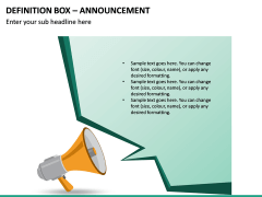 Definition Box - Announcement PPT Slide 2