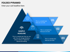 Folded Pyramid PPT Slide 1