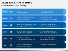 6 Keys to Critical Thinking PPT Slide 4