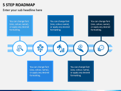 5 Step Roadmap PPT Slide 1