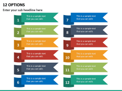 12 Options PPT Slide 2
