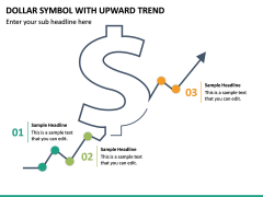 Dollar Symbol With Upward Trend PPT Slide 2