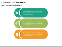 3 Options List Diagram PPT Slide 2