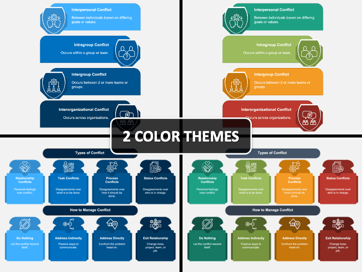 Types of Conflict PPT Cover Slide