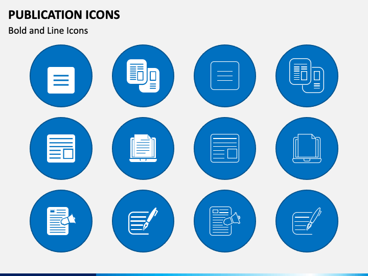 Publication Icons Slide 1