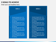 2 Goals to Achieve PPT Slide 1