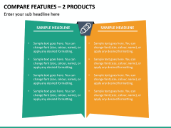 Compare Features - 2 Products PPT Slide 2