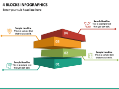 4 Blocks Infographics PPT Slide 2