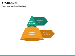 2 Parts Cone PPT Slide 2