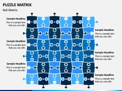 Puzzle Matrix PPT Slide 10
