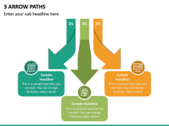 3 Arrow Paths PPT Slide 2