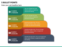 5 Bullet Points PPT Slide 2