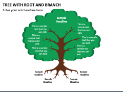 Tree with Root and Branch Free PPT Slide 1