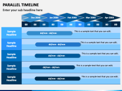 Parallel Timeline PPT Slide 3