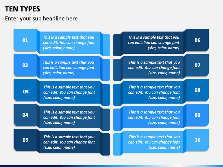 Ten Types PPT Slide 1