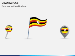 Uganda Flag PPT Slide 1