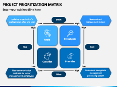 Project Prioritization Matrix PPT Slide 1