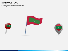 Maldives Flag PPT Slide 1