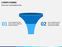2 Parts Funnel PPT Slide 1