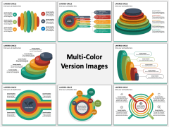 Layered Circle Multicolor Combined