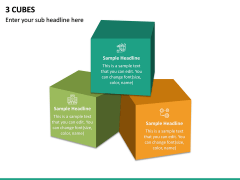 3 Cubes PPT Slide 2