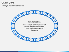 Chain Oval PPT Slide 2