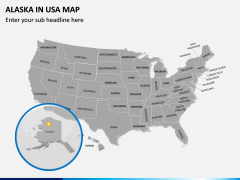 Alaska Map PPT Slide 4