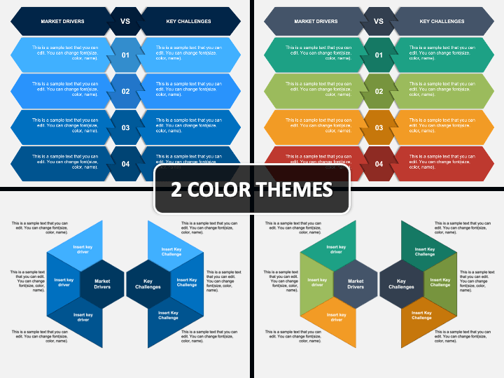 Key Challenges Vs Market Drivers PPT Cover Slide