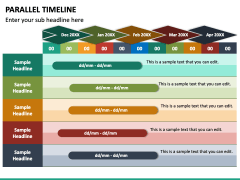 Parallel Timeline PPT Slide 6