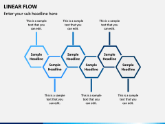 Linear Flow Infographics PPT Slide 8
