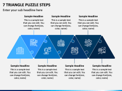 7 Triangle Puzzle Steps PPT Slide 1