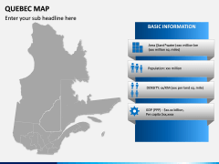 Quebec Map PPT Slide 3