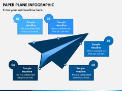 Paper Plane Infographic PPT Slide 3