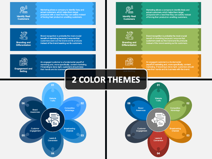 Content Marketing Benefits PPT Cover Slide