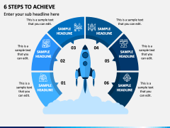 6 Steps To Achieve PPT Slide 1