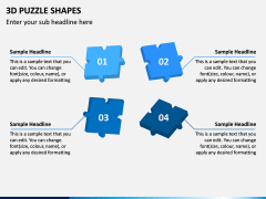 3D Puzzle Shapes PPT Slide 11