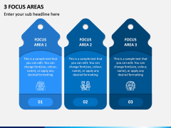 3 Focus Areas PPT Slide 1