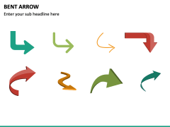 Bent Arrow PPT Slide 2