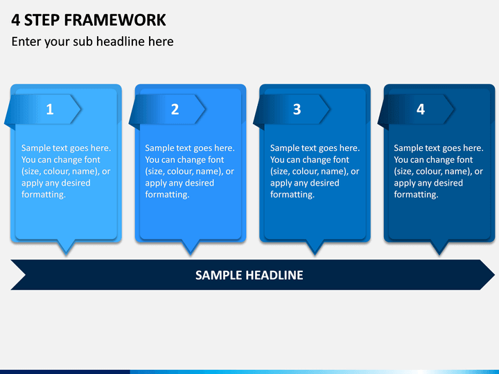 4 Step Framework PPT Slide 1