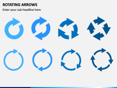 Rotating Arrows PPT Slide 2