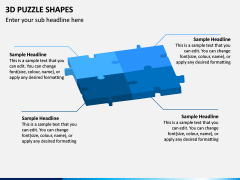 3D Puzzle Shapes PPT Slide 15
