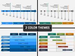 3 Month Plan with Milestones PPT Cover Slide