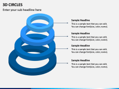 3D Circles PPT Slide 5