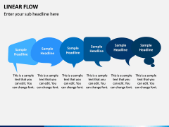 Linear Flow Infographics PPT Slide 3