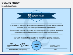 Quality Policy PPT Slide 6