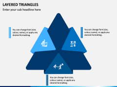 Layered Triangles PPT Slide 1